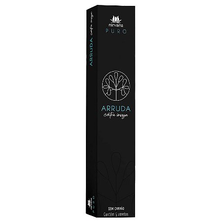 Incenso Natural de Arruda, Nirvana linha PURO - Contra Inveja