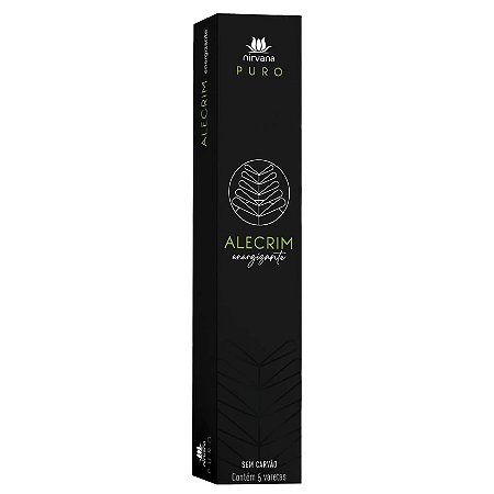 Incenso Natural de Alecrim, Nirvana linha PURO - Energizante