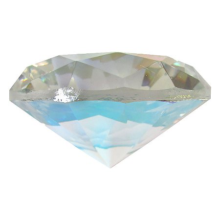 Diamante em Cristal de Vidro 8cm - Boreal: Inspiração e Divindade
