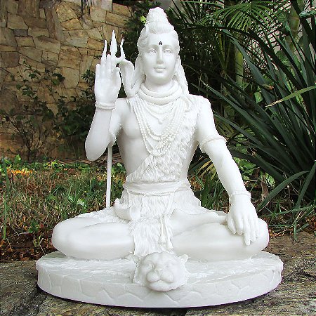 Deus Shiva em Marmorite 24cm