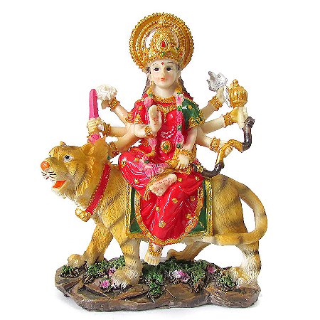 Deusa Durga Mãe do Universo 17cm