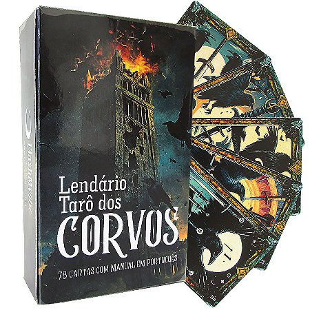 O Lendário Tarô dos Corvos - 78 Cartas Exclusivas com Manual Explicativo