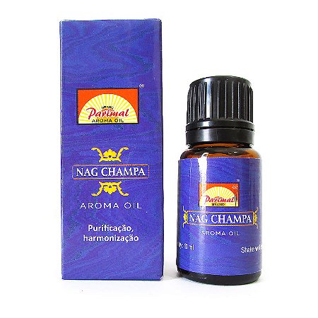 Essência Nag Champa 10ml - Parimal - Purificação e Harmonização