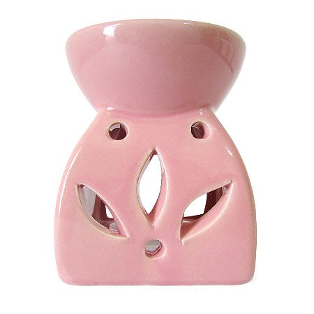 Recho Aromatizador Mini em Cerâmica para Óleos e Essências 7cm - Rosa