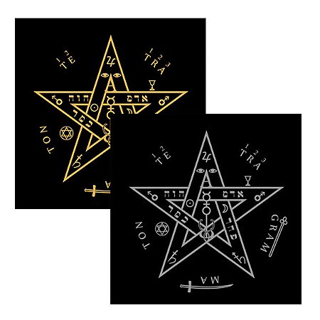 Toalha Tetragrammaton em Veludo Premium 70cm