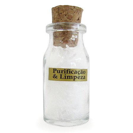 Garrafinha de Selenita 5cm - Purificação, Limpeza Espiritual e Elevação