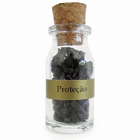 Garrafinha de Turmalina Negra 5cm - Proteção Energética e Blindagem Espiritual