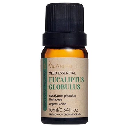 Óleo Essencial Eucaliptus Globulus Terapêutico 10ml - Foco Mental e Proteção