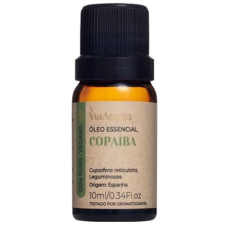 Óleo Essencial Copaíba Terapêutico 10ml - Força da Natureza para o Corpo, Mente e Pele