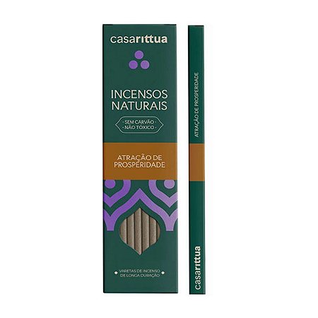 Incenso Natural Atração de Prosperidade Nirvana Casarittua - Louro e Canela
