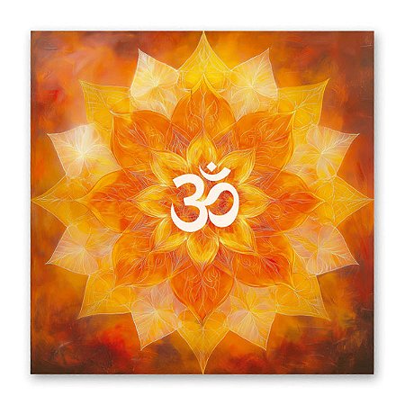 Toalha para Tarô Símbolo OM 70cm - Energia, Meditação e Conexão Espiritual
