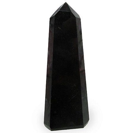 Ponta de Cristal Natural Obsidiana G - Proteção, Força e Limpeza Energética