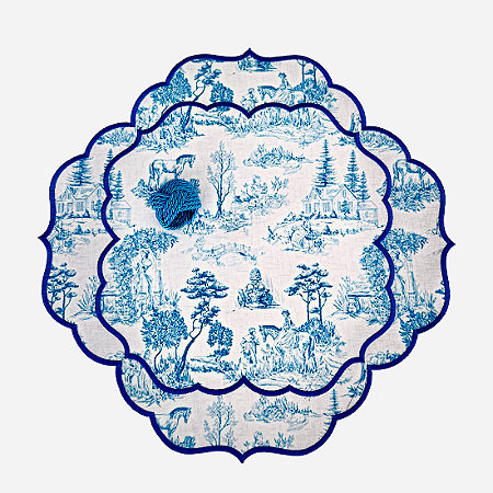 4 Jogos Americanos Toile de Jouy