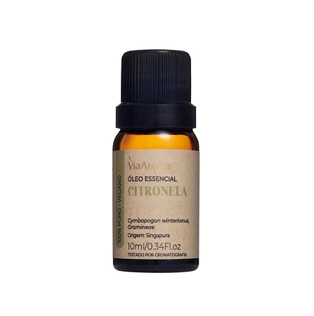 Óleo Essencial Citronela Via Aroma - 10ml