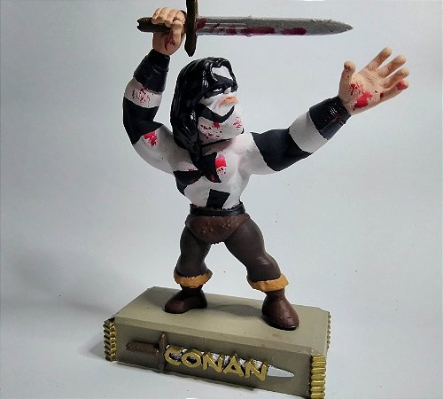 Conan O bárbaro Combate Chibi