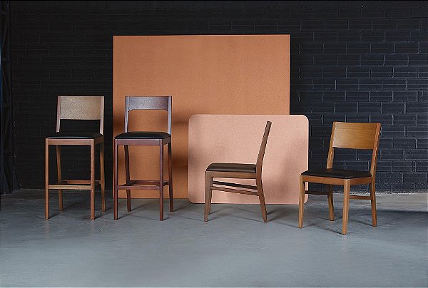 CADEIRA E BANQUETA MOKA - INNACORP