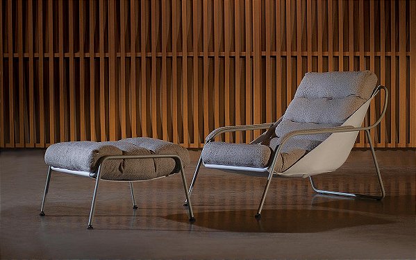 POLTRONA + PUFF MAGNÓLIA - NOLAN