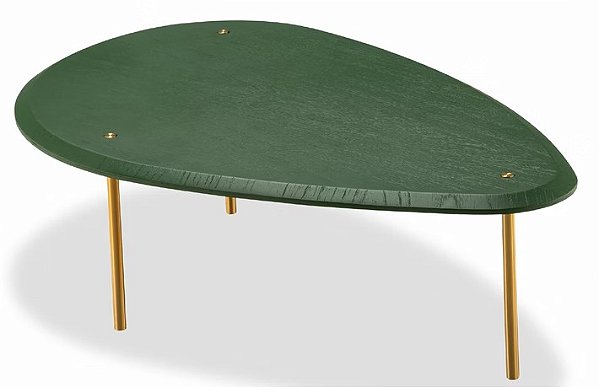 MESA DE CENTRO ORGANIC PÉ GOLD - MERIDIANO