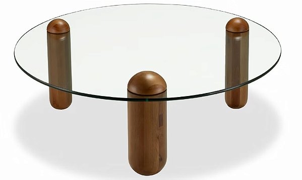MESA DE CENTRO PILL GLASS - MERIDIANO