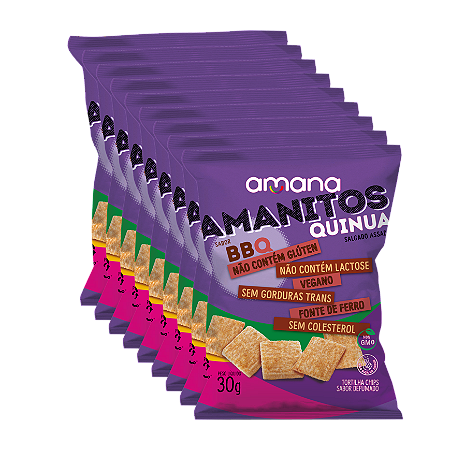 AMANITOS QUINUA BBQ PACK C/ 8