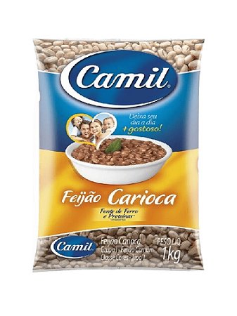Feijão Carioca Pacote 1 kg - Camil