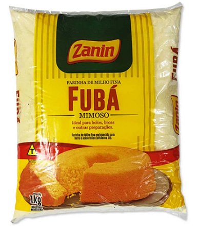 Fubá Mimoso Pacote 1 kg - Zanin
