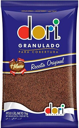 Chocolate Granulado ao Leite Pacote 1 kg - Dori