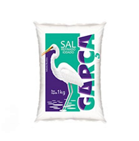 Sal Refinado Pacote 1 kg - Garça