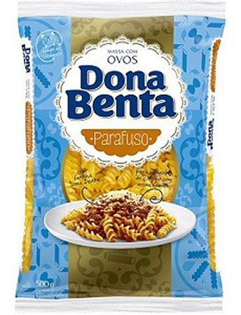 Macarrão Parafuso Pacote 500 g - Dona Benta