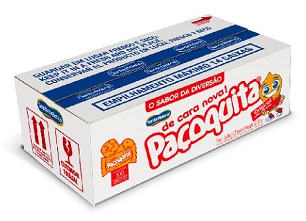 Paçoca Rolha Paçoquita Embalada Caixa com 100 un - Santa Helena