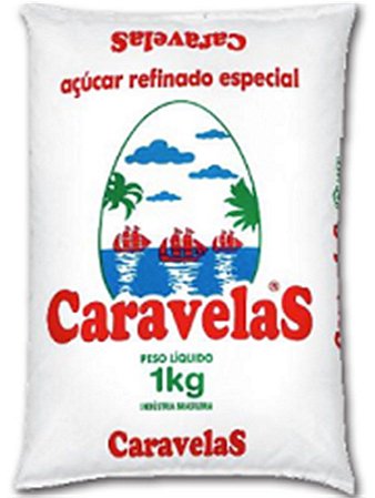 Açúcar Refinado Pacote 1 kg - Caravelas