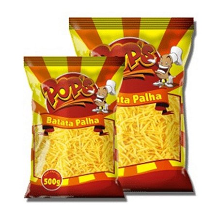 Batata Palha Pacote 500 g - Pops