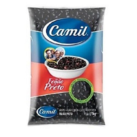 Feijão Preto Pacote 1 kg - Camil