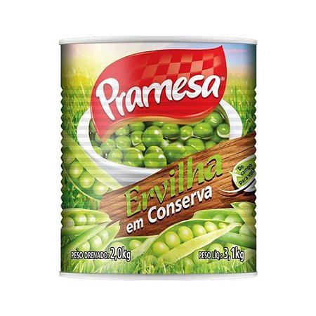 Ervilha em Conserva Lata 2,6 kg - Pramesa