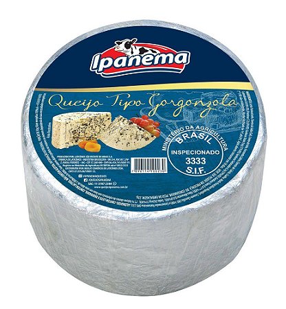 Queijo Gorgonzola Peça Fracionada por kg - Ipanema