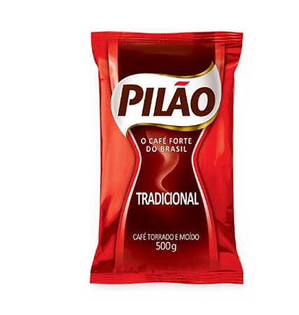Café Torrado e Moído Tradicional Pacote 500 g - Pilão