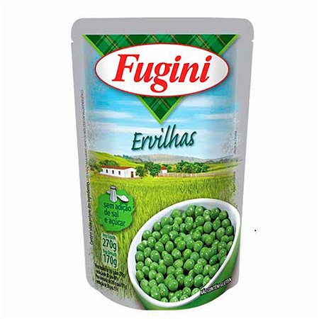 Ervilha em Conserva Sachê 170 g - Fugini