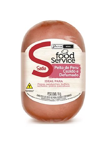 Peito de Peru Defumado Peça por kg - Sadia Food Service