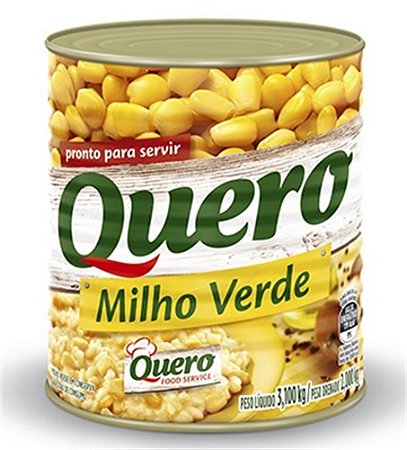 Milho Verde em Conserva Lata 3,1 kg - Quero