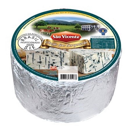 Queijo Gorgonzola Peça Fracionada por kg - São Vicente