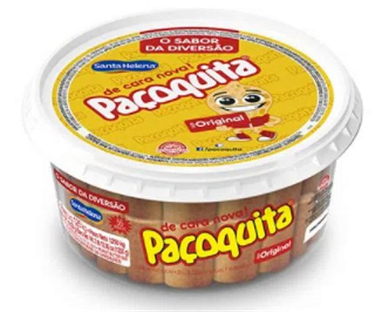 Paçoca Rolha Paçoquita Pote 1,17 kg - Santa Helena