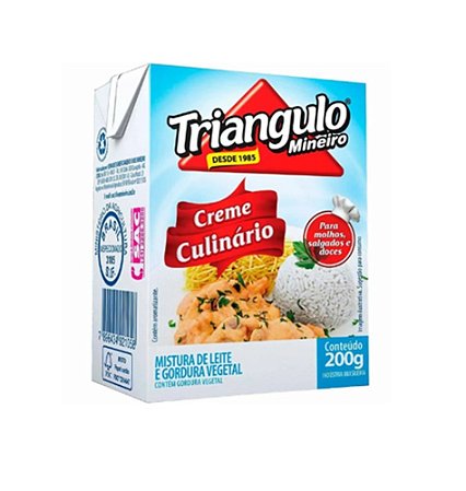 Creme Culinário UHT 200 g - Triângulo Mineiro