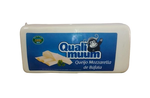 Queijo Mussarela de Búfala 100% Peça por kg - Quali Muum (Bom Destino)