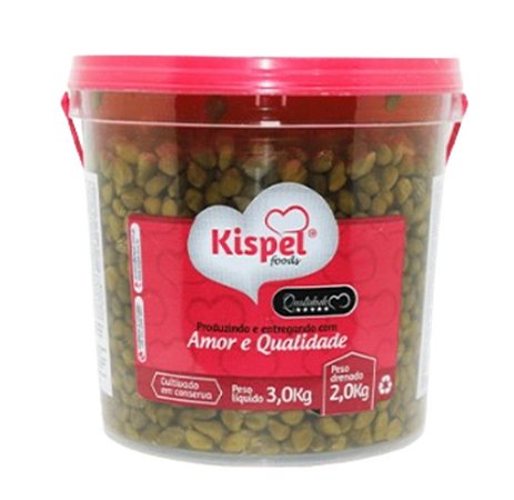 Alcaparras Médias Balde 3 kg - Kispell Foods