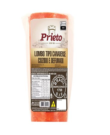 Lombo Tipo Canadense Peça por kg - Prieto