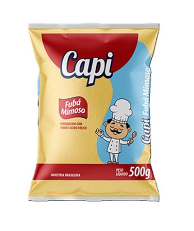 Fubá Mimoso Pacote 500 g - Capi