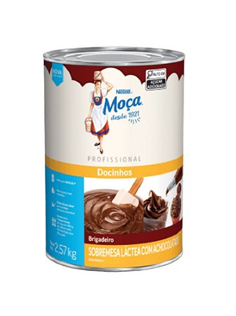 Recheio e Cobertura Sabor Brigadeiro Moça Lata 2,57 kg - Nestlé