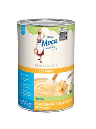 Recheio e Cobertura Sabor Beijinho Moça Lata 2,4 kg - Nestlé