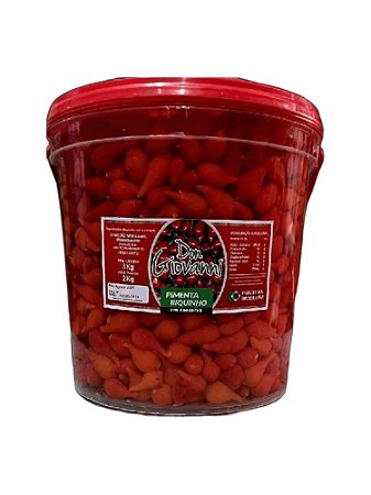 Pimenta Biquinho Balde 3 kg - Don Giovanni