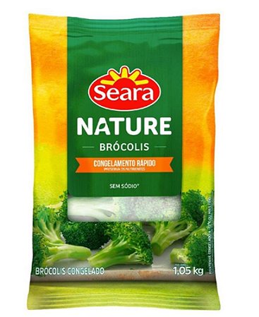 Brócolis Congelado Pacote 1,05 kg - Seara Nature